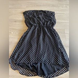 Maurice’s black and white polka dot dress